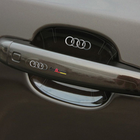 4/8Pcs PVC Car Door Handle Bowl Anti-scratch Sticker Decal For Audi A1 A2 A3 A4 A5 A6 A7 A8 S3 S6 Q3 Q5 Q7 B2 B3 B4 B5 B8 B9 C5