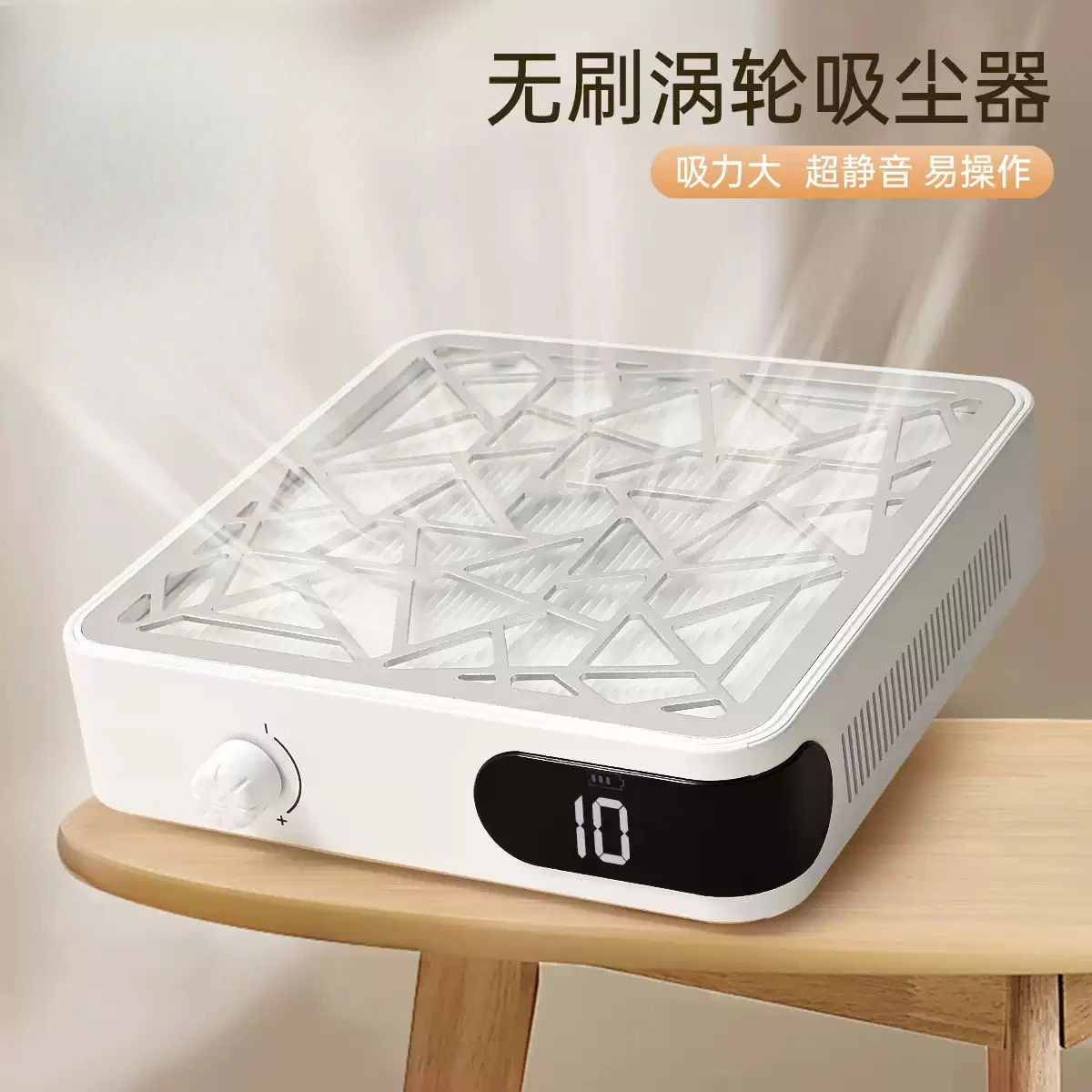 Nail Dust Collector Powerful Vacuum Fan Vent Dust Collector Extractor Electric Dust for Acrylic Gel Nail