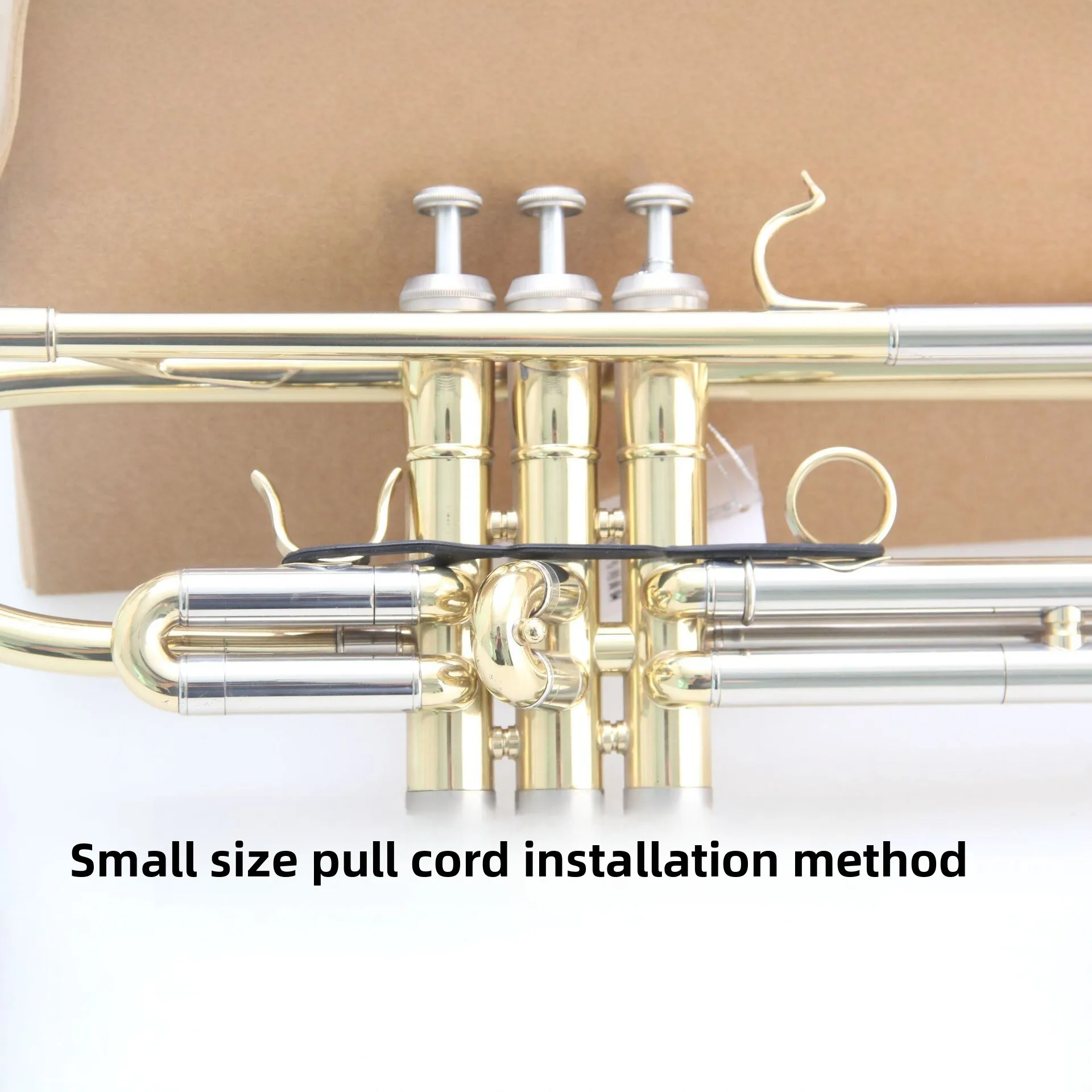 10Pcs Trumpet silicone tuning pegs with elastic bands offering excellent elasticity and instrument protection