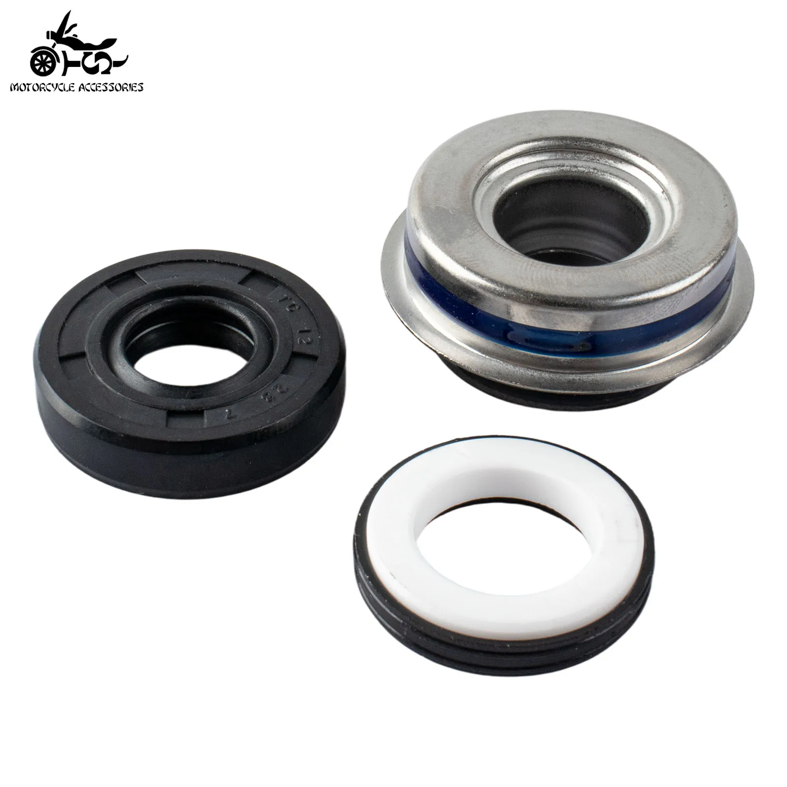 SJ Motorcycle Water Pump Repair Kit For Honda XL600V Transalp 1988-1999 XRV650 Africa Twin 88-89 NV600 Shadow 19200-MN8-010 view 5
