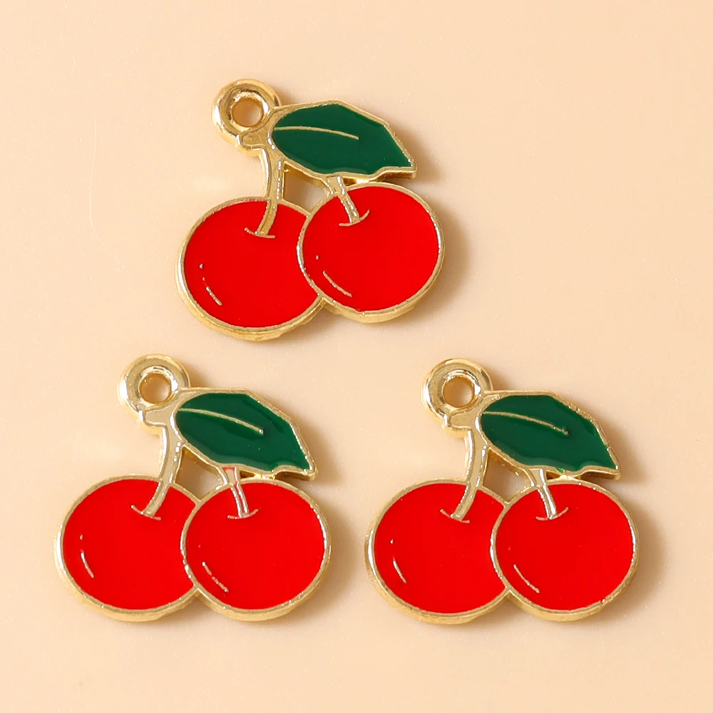 Leslie 20 Stück Niedliche Pitaya-Drachenfrucht-Anhänger für Niedliche Ohrringe, Armbänder, Halsketten, Anhänger, DIY-Schmuckherstellungszubehör – Detail 18