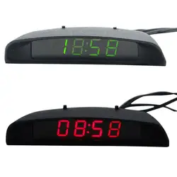 Electronic Clock Contracted Car Digital Clock Practical Car Digital Clock LED Vehicle Clock Sturdy Vehicle Clock for Driver