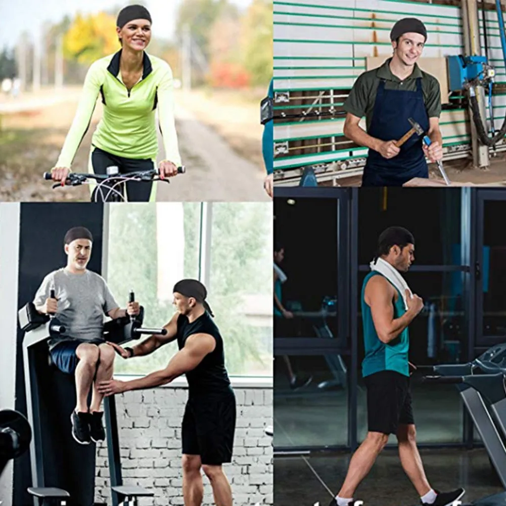 AA75-وشاح الرأس سريع الجفاف، قبعة ركوب الدراجات النقية، قبعة صيفية للرجال، عصابة رأس