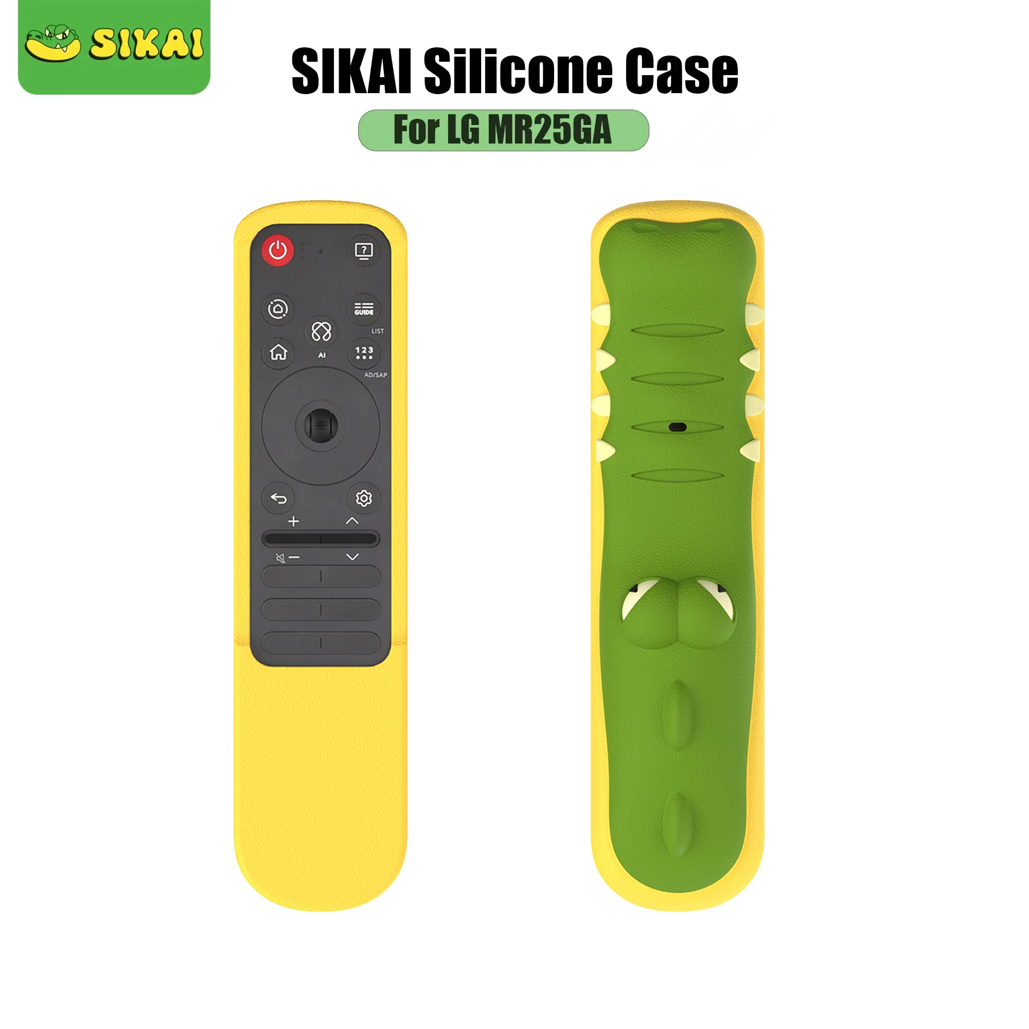 SIKAI Silicone Case for LG MR25GA /MR21GARemote Compatible with 2025 LG OLED Smart TV AI-C5/B5/G5/M5 Series Remote