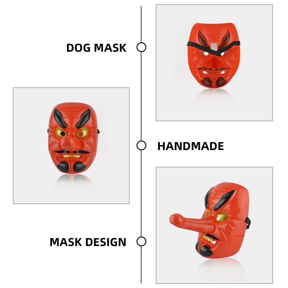 Japanese Mask Cosplay Mask Masquerade Party Prop Stage Performing Mask Makeup Party Mask