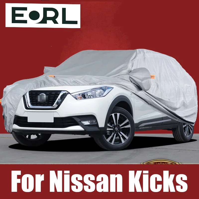 

Full Car Covers Outdoor Sun Anti UV Rain Snow Dust Protection Oxford Cloth For Nissan Kicks 2010 to 2021 Accessories