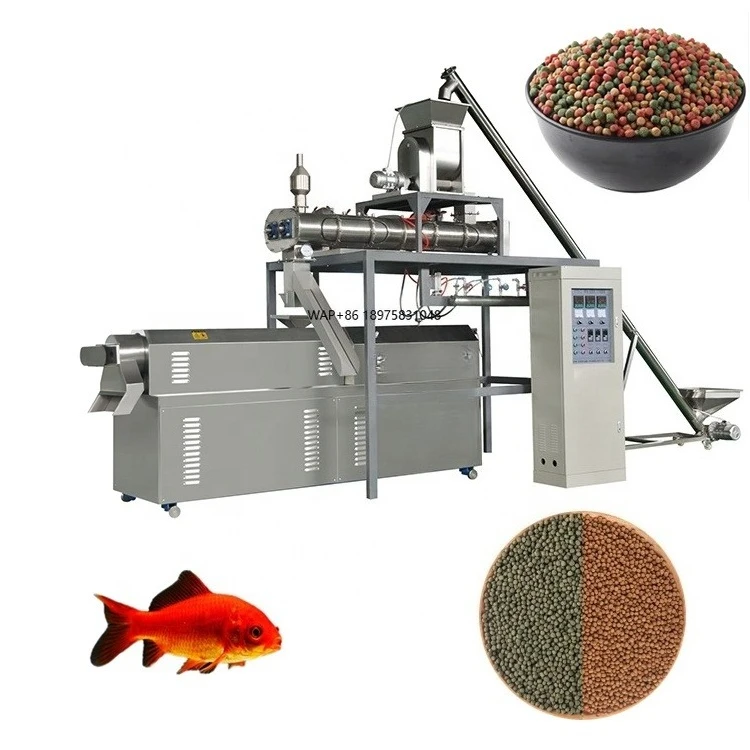 2ton/h Floating Fish Feed Manufacturing Machinery and Equipment Floating Fish Feed Pellet Machine Extruder