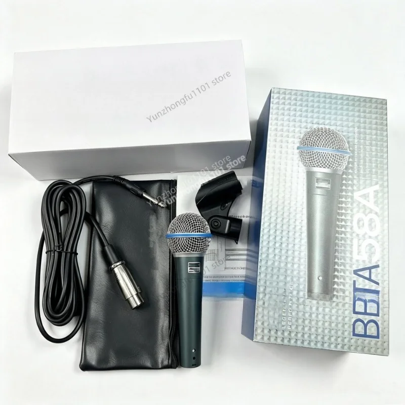 BETA58A Wired Dynamic Microphone Handheld Vocal Mic for Stage Performance Karaoke Live Singing