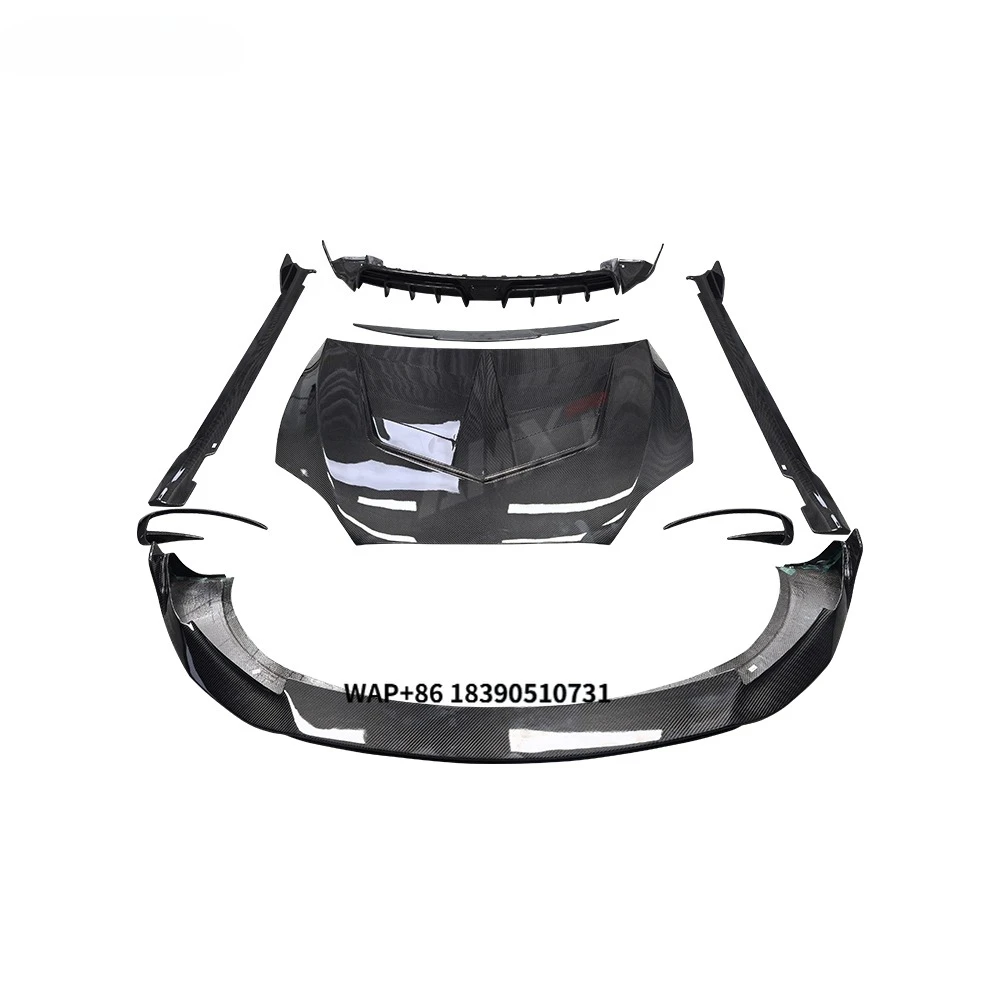 

Body Kits for Model S Excellent Quality Prepreg Dry Carbon Fiber Front Lip Side Skirt Diffuser Hood Wing Canards