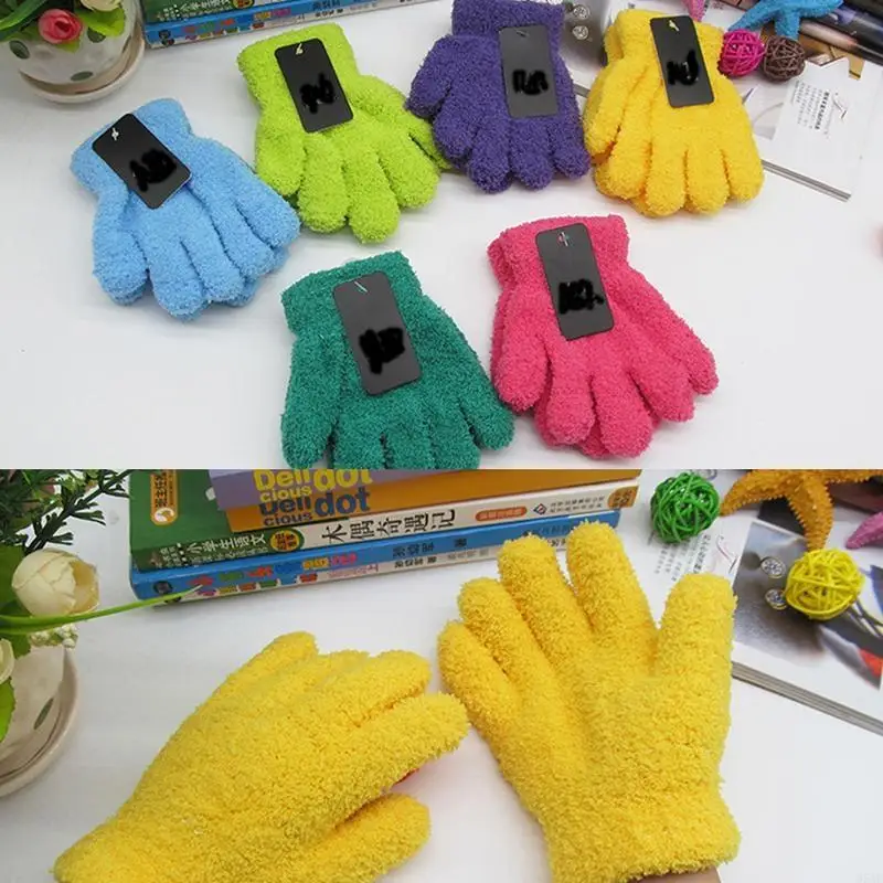 

95AE Toddler Gloves Kids Mitten Kids Gloves Full Finger Gift for Kids Kindergarten Gifts Lovely Child Winter Warm Glove