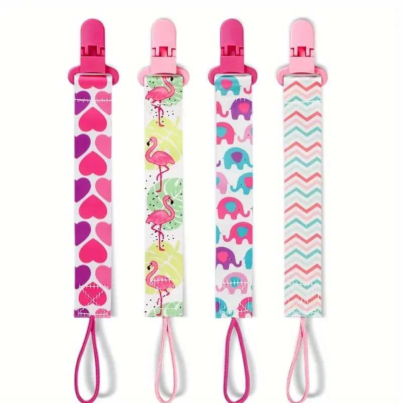 1/4pcs Cute and Durable Pacifier Holder Clips for Boys and Girls - Perfect Gift for Holidays
