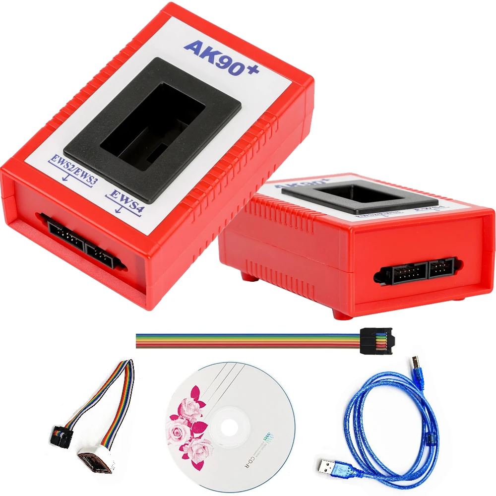 AK90+ V3.19 Key Programmer for BMW EWS OBD2 Best AK 90 Key maker AK300 AK500 R270 R280 R290 Programming Tool from 1995-2005 Year