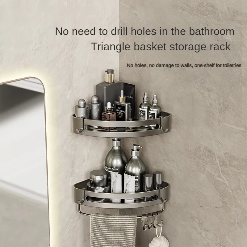 

Bathroom Shelf Triangle Basket Bathroom Corner Storage Shelf Wall Mounted Bathrooms Sink Home Furnishings Bathroom Furnishings