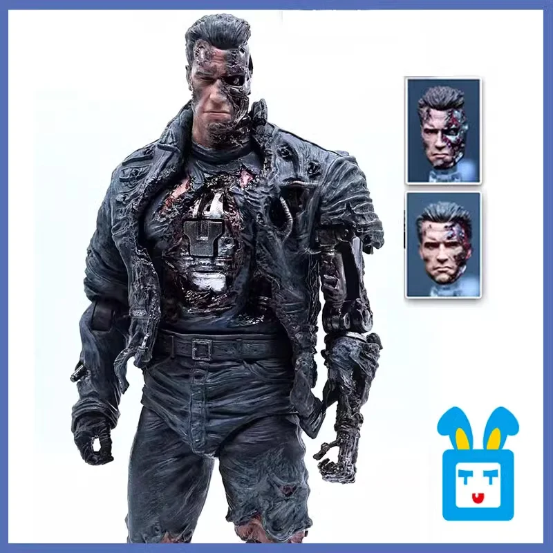 1/12 The Terminator Endoskeleton T-800 Battle Damage T-850 T800  Futurewarrior Battle Movie Anime  Action Figure Model Toys Gift