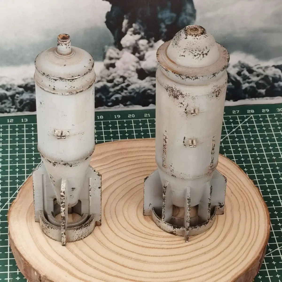 

12cm 3D Printed Russian FAB Heavy Aviation Ordnance Model Vintage Finish Military Collector Decoration