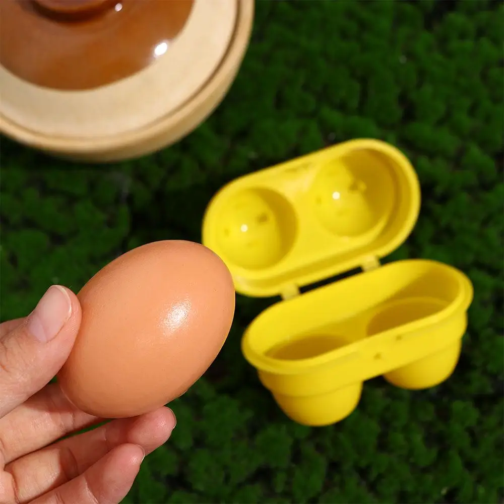 

2 Grids Egg Container Outdoor Camping Storage Box Organizer Case Picnic Egg Box Container Egg Storage Box Egg Holder
