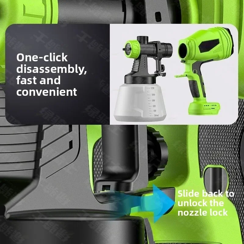 Utility Latex Paint Spray Gun Electric Paint Spray Helper Household Sprayer Vertical Spray No Backflow Artifact
