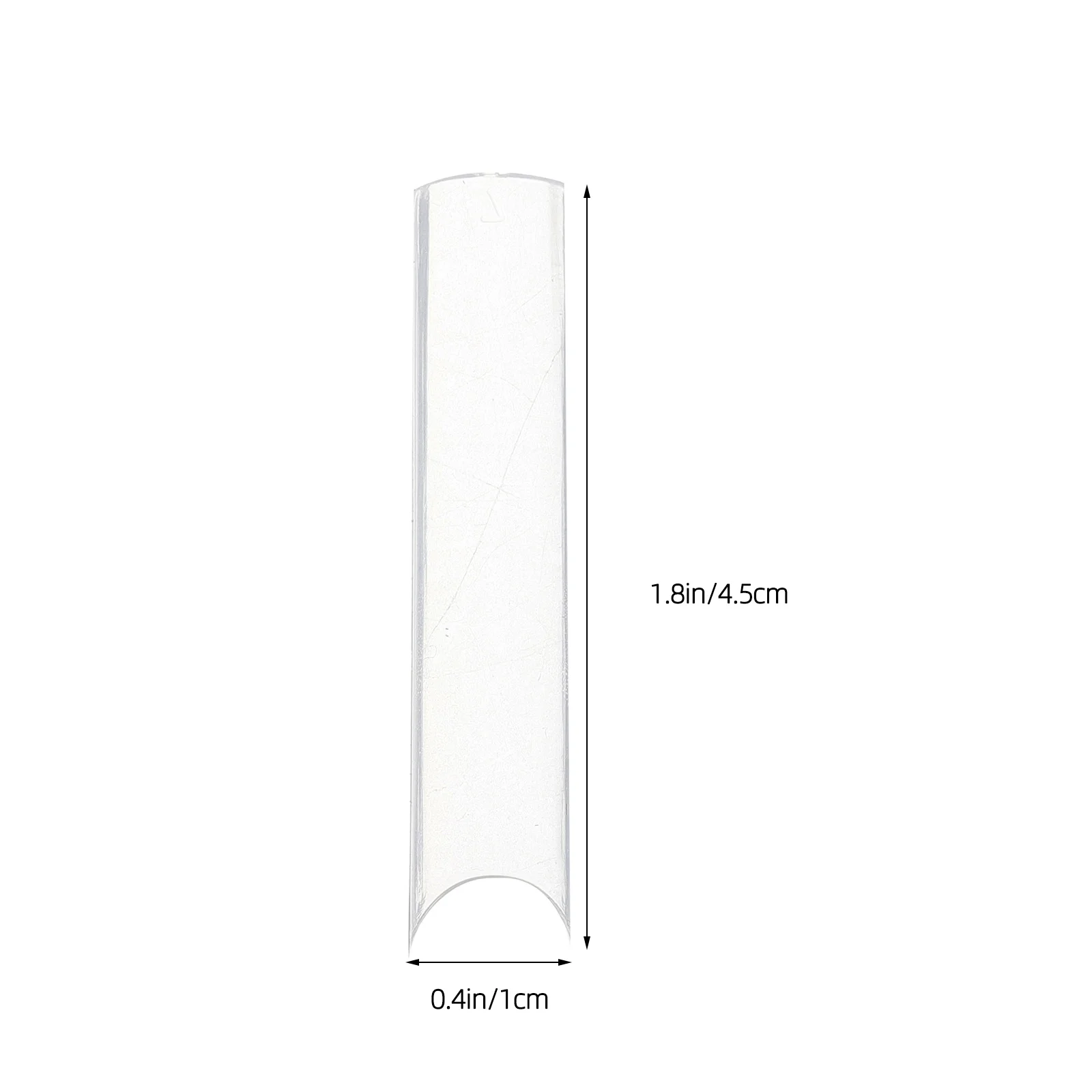 Caja de puntas de uñas de ataúd Extra largo de acrílico transparente, salón de manicura francés, extensiones de uñas postizas DIY, puntas de uñas transparentes de ataúd largas