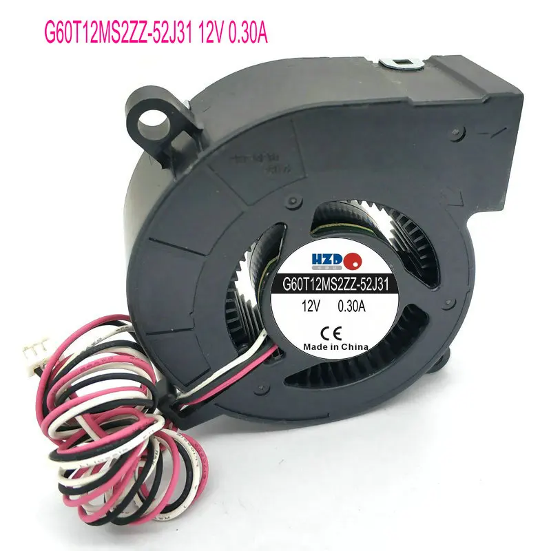 G60T12MS2ZZ-52J31 6023 12V 0.3A 3wire Project cooling fan 60*60*23MM Heat sking