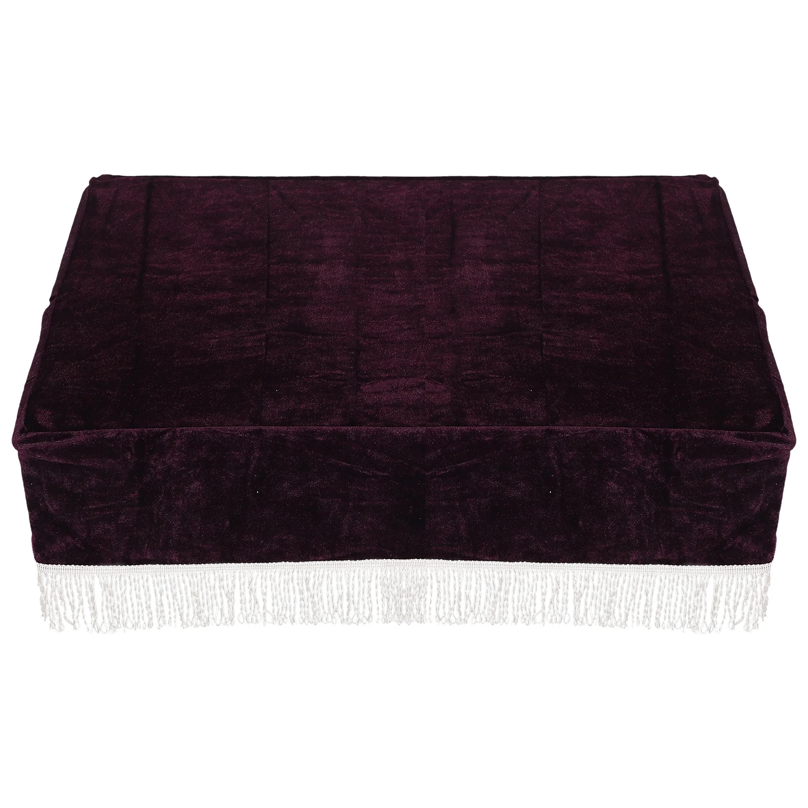 

Vintage Piano Bench Cover Protector Tassel Design Removable Stain Resistant Slipcover For Home School Performance