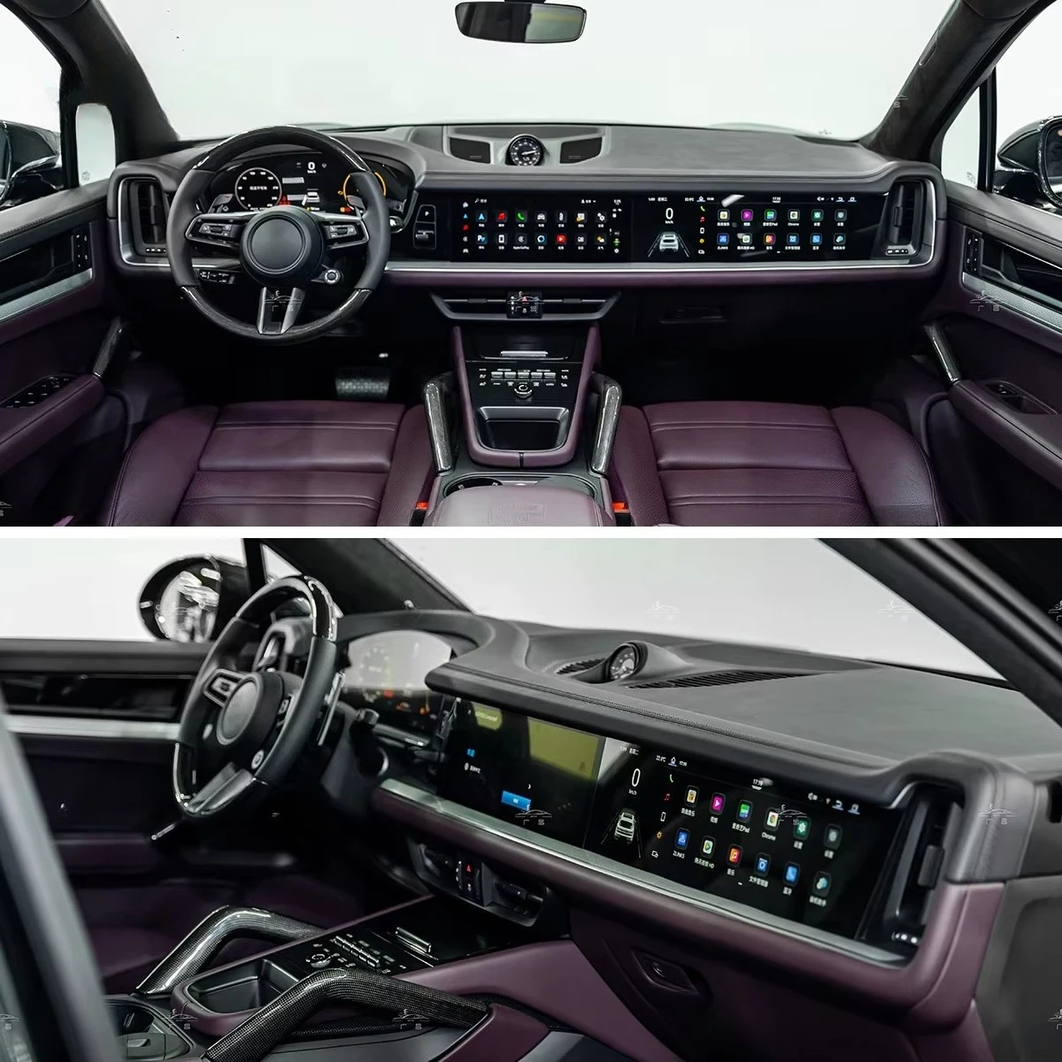 Car Modification Upgrade Interior Co Driver Entertainment Movie Player Capacitive Touch Screen Android Auto Dashboard Mount for