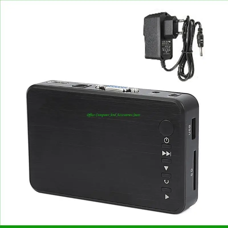 

U55C Полная медиаплеерная поддержка VGA 1080P -карта USB Driver Autoplay Player Box