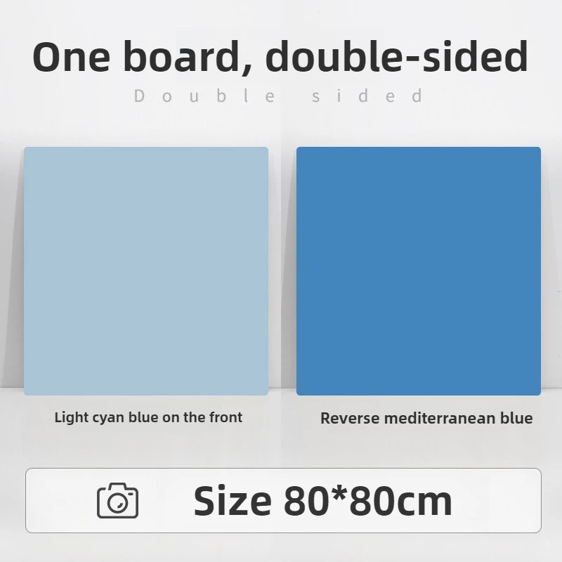 80*80cm Achtergrond Cement Houtnerf Dubbelzijdige Achtergrond Board Achtergrond voor Fotografie Fotostudio Fotografische Props
