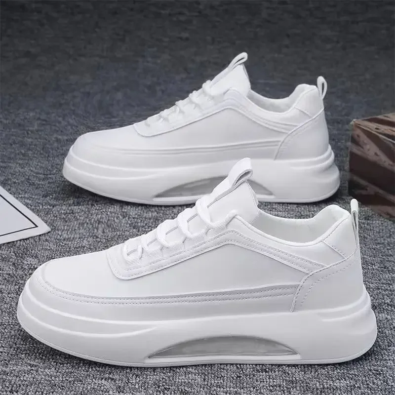 

Мужская обувь, уличные мужские повседневные кроссовки на платформе, модные белые кроссовки, дышащая мужская спортивная обувь, легкие прогулочные теннисные туфли
