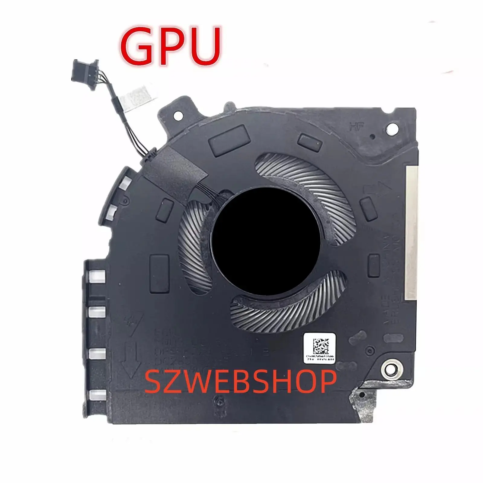 Nuovo computer portatile per Dell Alienware X15 R1 R2 CPU GPU ventola di raffreddamento 082VD4 0V0G61 02H5HD 07M2CV