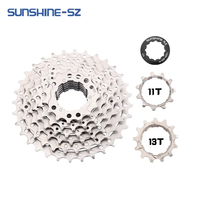 Sunshine Mtb Cassette 8v 9v 11v 12v 10v Bicycle Ratchet 12 11 10 Speed HG Mountain Bike Sprocket 36/40/42/46/50/52T for SHIMANO