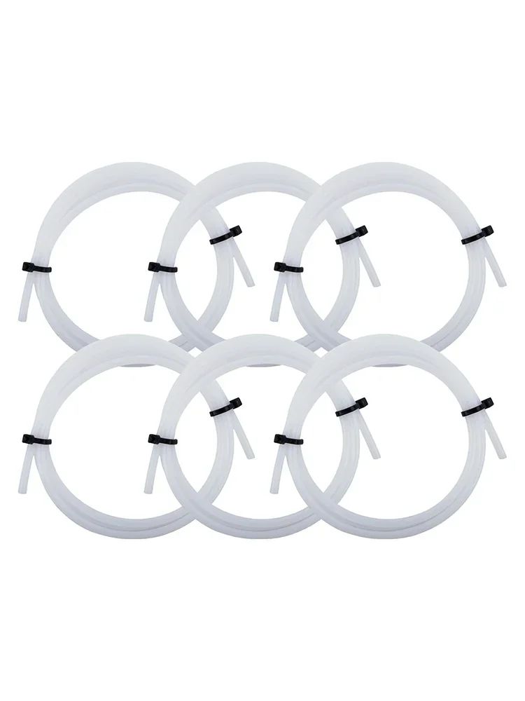 For 1M PTFE Tube for 3D Printer Extruder Set of 6 Designed to Enhance Filament Performance with Temperature Resistance