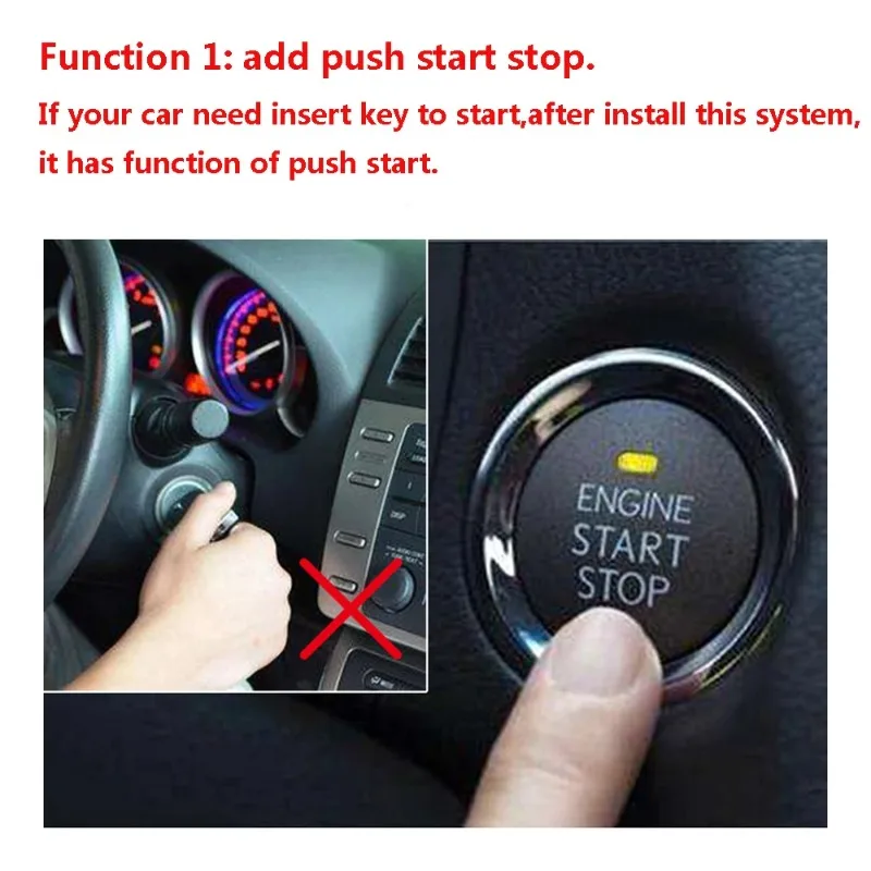 for Camry 2019-2023 Car Keyless Start Stop Remote Start PKE Keyless Go Smart Phone APP Control Plug Play CAN Bus Product