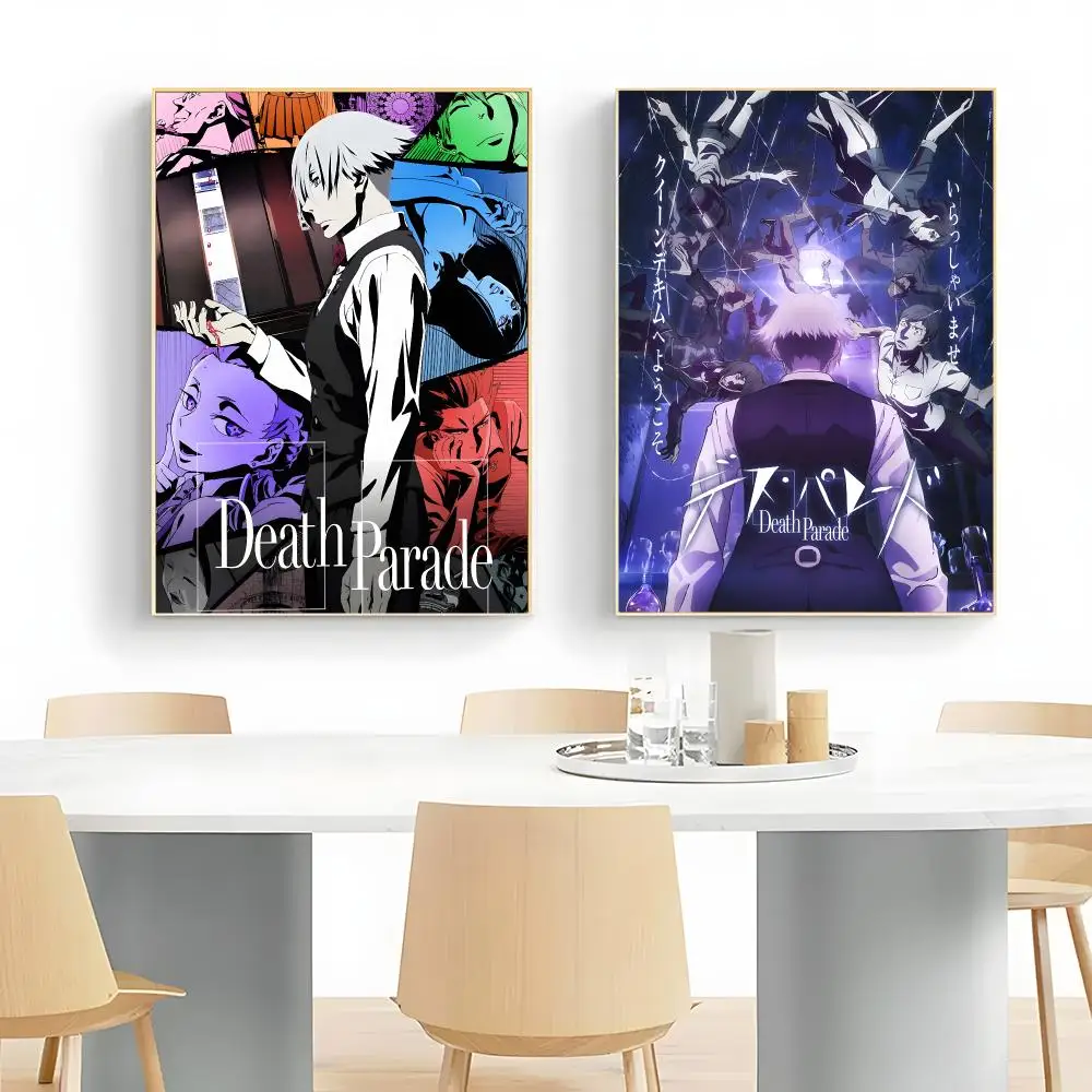 philosophical anime D-Death Parade Poster Wall Art Print Decorative Mural Home Decor Gift Unframed