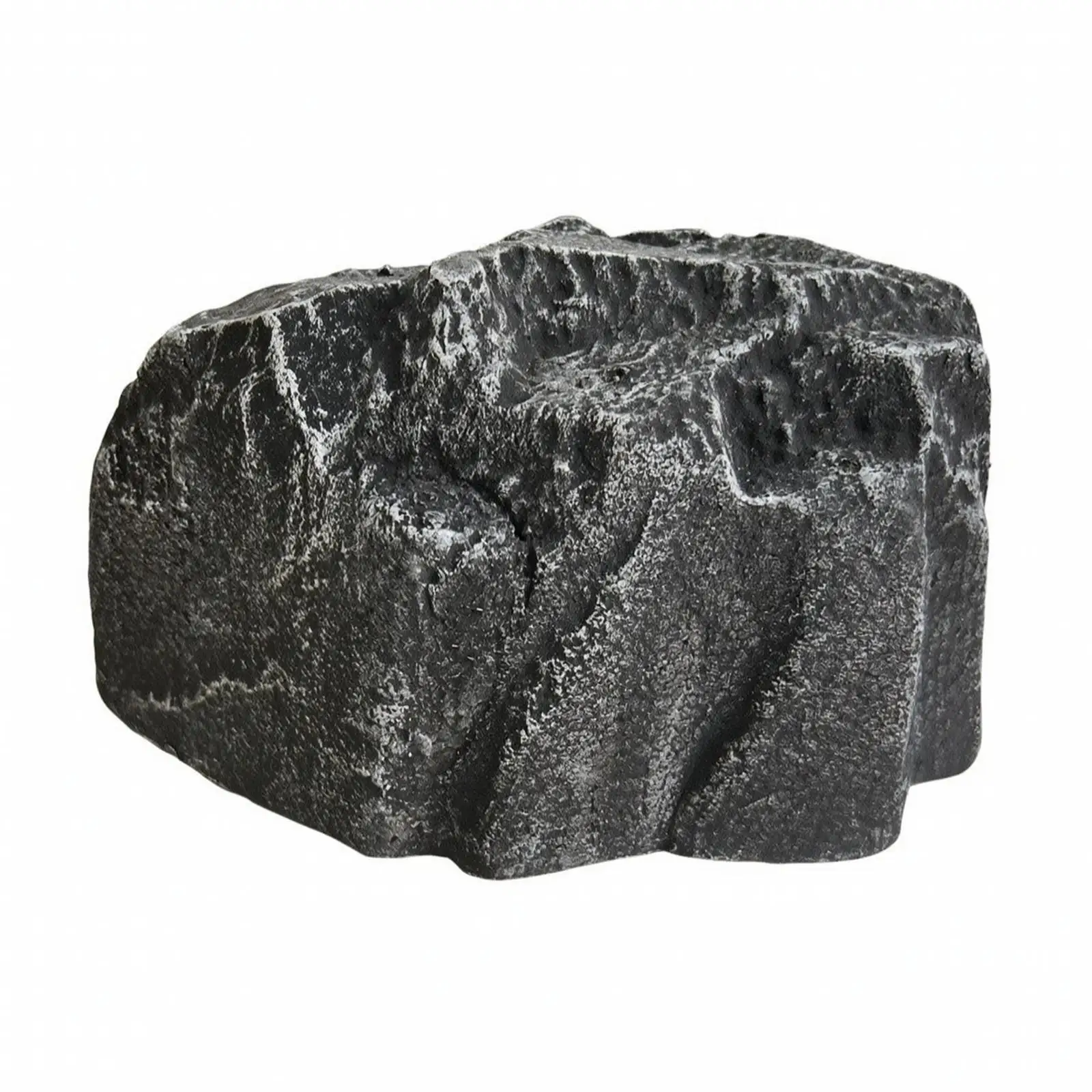 Lightweight Realistic Moss Stone Ornament Rough Textured Gray Rock for Indoor Outdoor Display