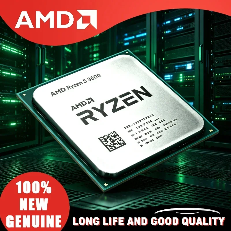 Processeur CPU AMD Ryzen 5 R5 3600 6 cœurs 12 threads 3,6 GHz 100% neuf, vente flash, LGA AM4, original