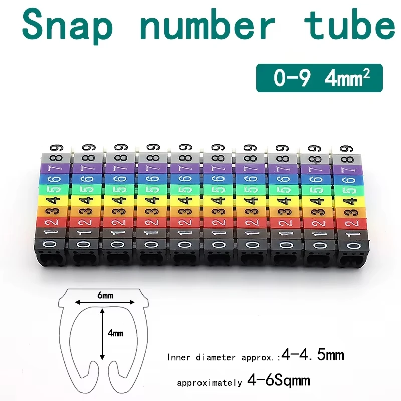 150/100 Stück Kabelmarkierungen, bunte C-Typ-Marker, Nummernschild-Etikett für 2–3 mm Draht, auffällig und einfach zu identifizieren