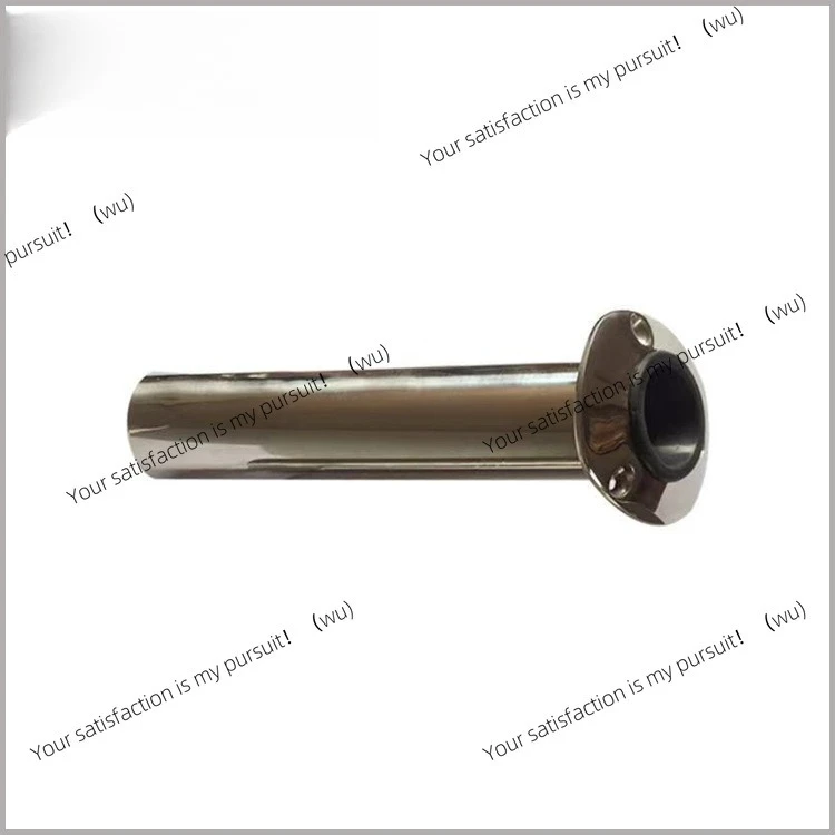 316 stainless steel fishing rod barrel, inclined fishing rod bracket base, marine yacht hardware accessories, boat fishing