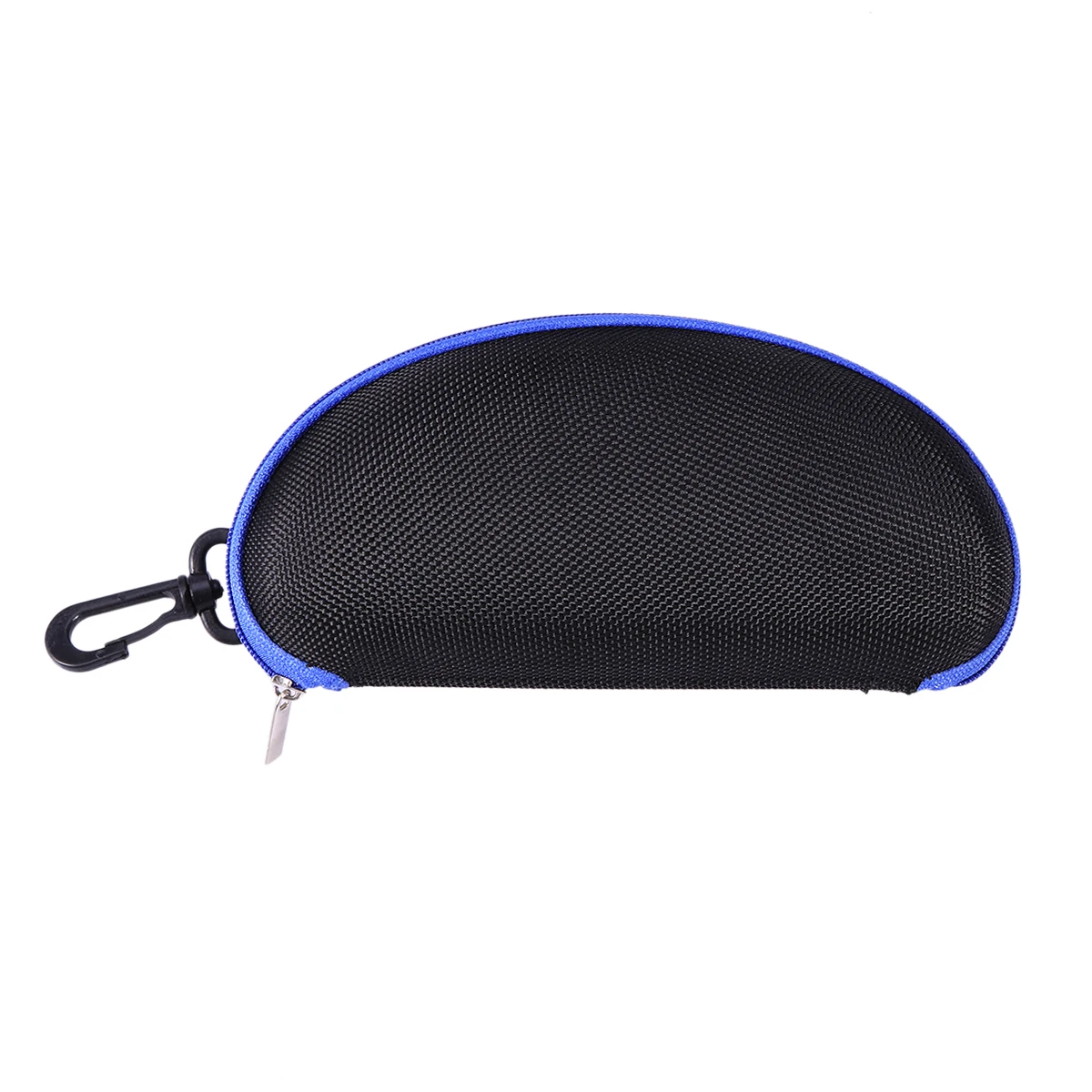 

Colorful Case Portable Oval Sunglasses Eyeglasses Storage Resistant Shockproof Scratchproof With Carabiner Zipper Closure