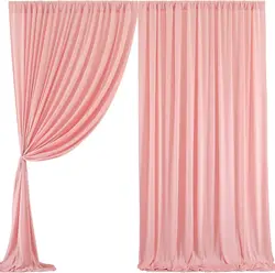 2pcs Lot Panel Backdrop Curtain Wedding Photo Booth Drape Stage Background Event Party Birthday Decoration