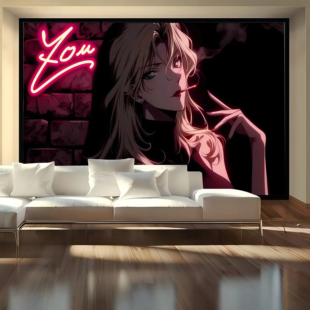 Fondos de fotografía de Anime Vermouth, decoración del hogar de Año Nuevo, cabina de fotos, accesorios de fondo fotográficos