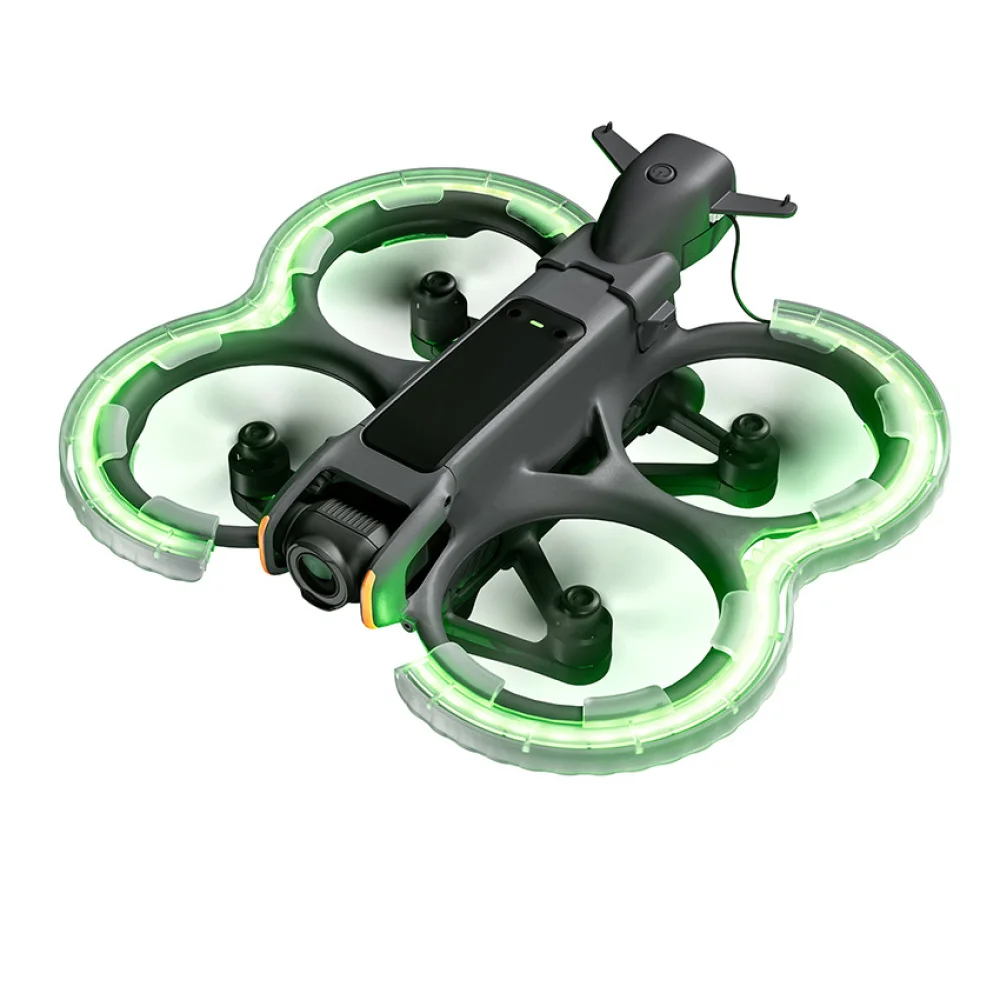 1pair Rechargeable Illuminated Bumper Ring Multi-mode Colorful Led Propeller Protector for DJI Avata2 Accessories