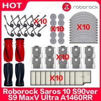 Fit For ( Roborock Saros 10 / S9 MaxV Ultra / S90ver / G30 / A1460RR ) Part Accessories Main Side Brush Filter Edgewise Mop Kit