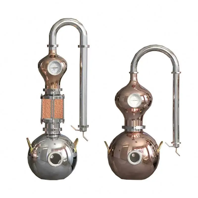 Pure Copper Distiller Household Antique Distillation Equipment Small Distilled Wine Whisky Oil Liquor Distillation Equipment