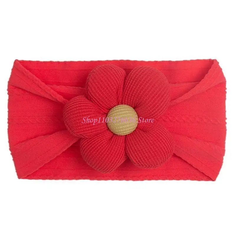 R6FD Hairband Soft Elastic Hair Band for Newborn Toddler Infant Head Band Hearwear