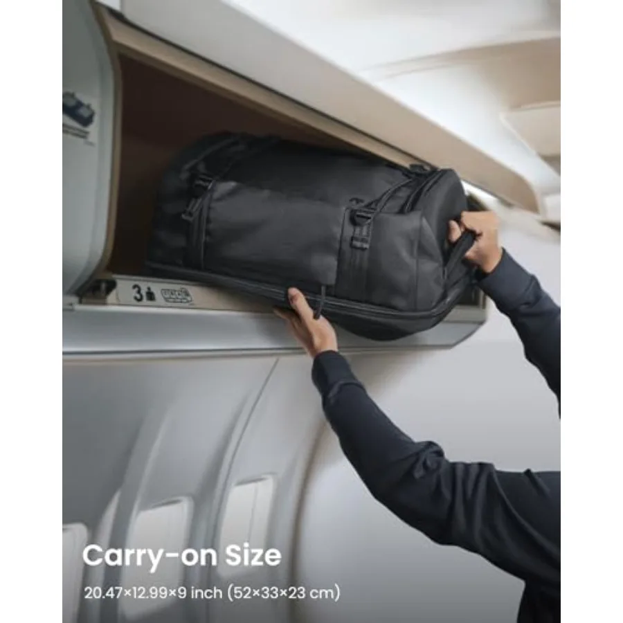 حقيبة ظهر للسفر من توموك بسعة 38 لترًا، معتمدة من الطيران، حقيبة حمل للأمتعة مقاومة للماء وخفيفة الوزن، متينة #5