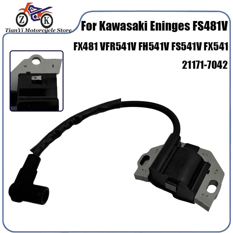 

1 шт. катушка зажигания для Kawasaki FS481V FX481 VFR541V FH541V FS541V FX541 VFR600V 603cc 2T катушка системы зажигания 21171-7042