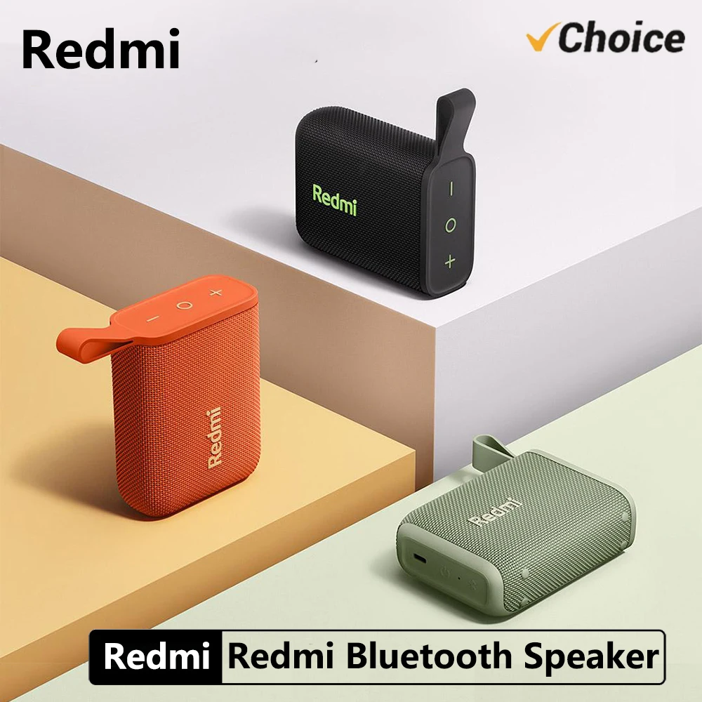 Redmi Portable Bluetooth Speaker Outdoor IP67 Stereo Powerful Sound Box BT5.3 RGB Dual Pairing TWS Connectivity Colorful