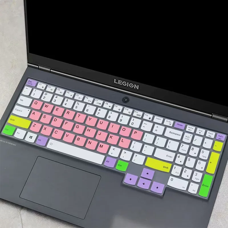 Silicone Keyboard Cover Skin for Lenovo Legion Pro 7 / Pro 7i, Legion Pro 5, Legion Slim 7i 16 Inch Gaming Laptop