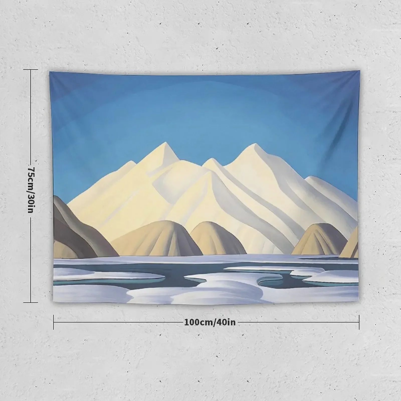 Baffin Island by Lawren Harris Tapestry Decor Home Things To Decorate The Room Aesthetic Decoration Custom Tapestry