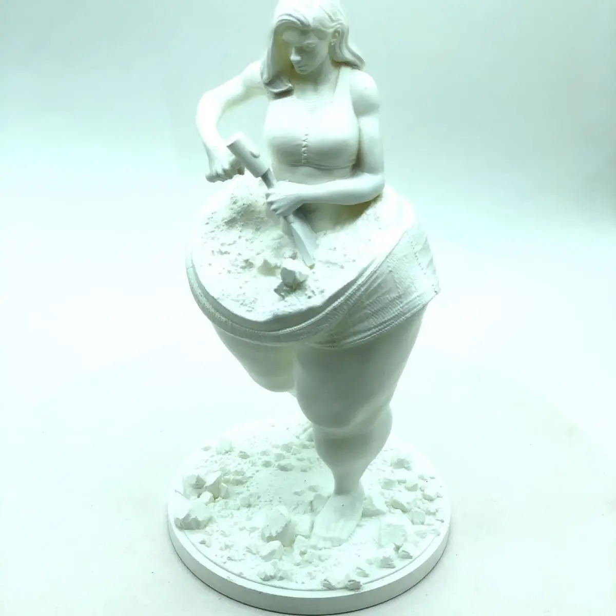 Modern Decor Minimalist Art Abstract Figurine Self Sculpting Breaks Fat Fitness Male And Female Statue Resin Crafts Gym Ornament